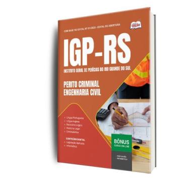 Imagem de Apostila IGP-RS - Perito Criminal - Engenharia Civil - Apostilas Opção