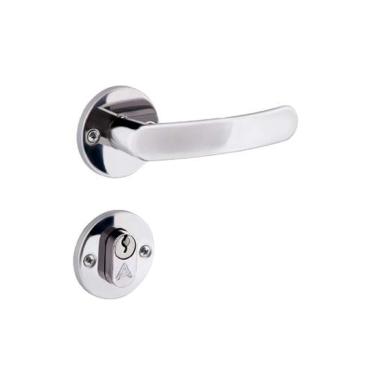 Imagem de Fechadura Mecânica de Embutir Externa 2600-11 IP com Chave para Porta de Madeira 25-35MM em Inox Acabamento Premium Inox