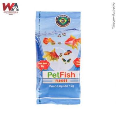 Imagem de Ração para peixe Pet Fish Flocos 12g - Maramar
