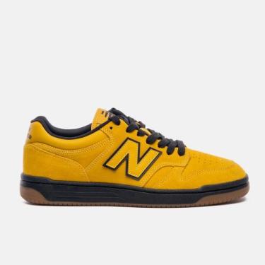 Imagem de Tênis new balance 480 low amarelo masculino -, Amarelo, 41