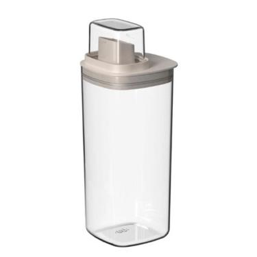 Imagem de Dispenser de Lavanderia Quadrado Flow Para Sabão, Amaciante 1,5L DFW40