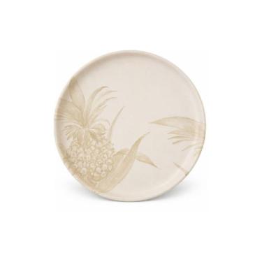 Imagem de Conjunto 2 pratos sobremesa abacaxi pina ceramica scalla