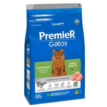 Imagem de Ração Premier Gatos Ambientes Internos Castrados Acima de 12 Anos 1,5 