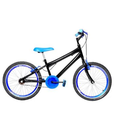 Imagem de Bicicleta Infantil Masculina Aro 20 Aero - FlexBikes, Preto, Azul