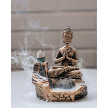 Imagem de Incensário Cascata Buda Meditando - no-brand