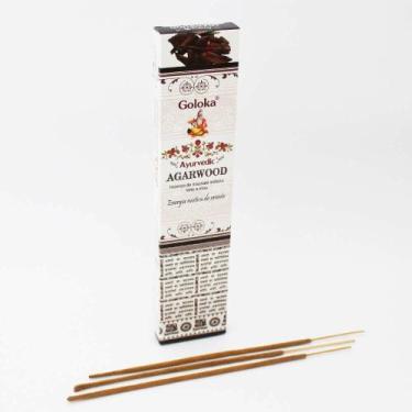 Imagem de Incenso massala agarwood - goloka