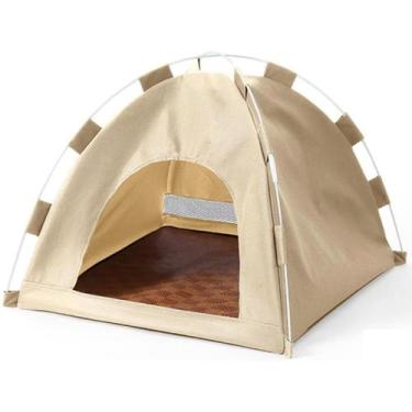 Imagem de Tenda Portatil Caminha Gato Cachorro Pet Cabaninha Casinha Dobravel Po