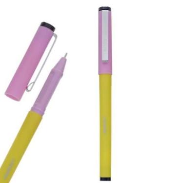 Imagem de Caneta Boss Esferográfica 0.7mm - Escrita Azul - Molin -, Rosa claro e