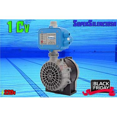 Imagem de Motobomba Centrífuga Pressurizador de Água c/Pressostato Eletrônico Syllent MB71E0003AP 1CV 220V
