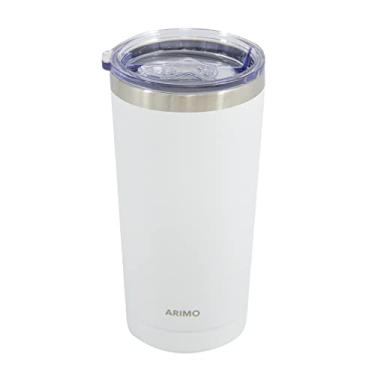 Imagem de ARIMO Keep Copo Térmico Quente e Frio Insulado Home Office Escritório Café Chá Água Gelada (Branco)