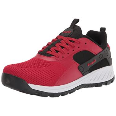 Imagem de Propét Tênis feminino de caminhada com viseira, Vermelho, 12 Wide