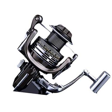 Imagem de HiXB Molinete giratório de pesca balancim dobrável de metal pode ser trocado à esquerda e direita desempenho profissional bonito e durável Relação de engrenagens: 5,2: 1 13+1bb, 3000