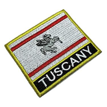 Imagem de BE0229NT01 Bandeira Toscana Patch Bordado Termo Adesivo