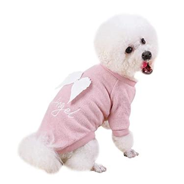 Imagem de Suéter de inverno pulôver de cachorro camiseta roupas para clima frio quente pet suéter roupas para cães roupas para cães roupas para cães de inverno macio não encolhível leve quente suéter para animais de estimação