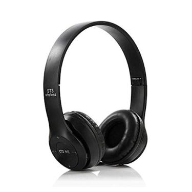 Imagem de P47 Wireless Bluetooth 5.0+EDR Foldable Stereo Headphone Integrated Mic + USB Port
