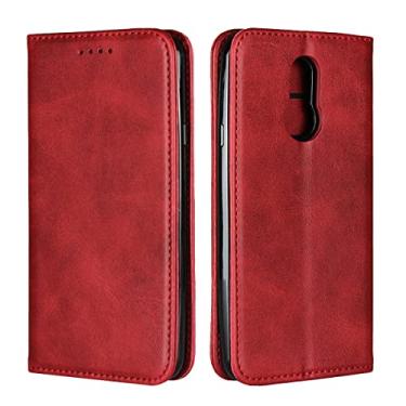 Imagem de For LG Q7 Texture Magnetic Horizontal Flip Leather Case with Holder & Card Slots & Wallet