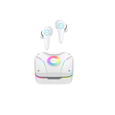 Imagem de Fone de ouvido estéreo sem fio para jogos com luzes coloridas RGB DAPON R11 (Branco)