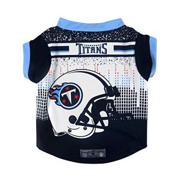 Imagem de Littlearth Camiseta unissex adulto NFL Tennessee Titans Performance para animais de estimação, cor da equipe, grande