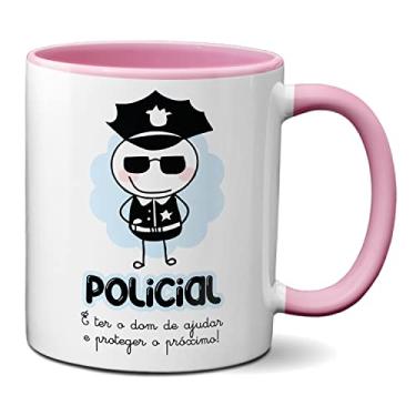 Imagem de Caneca Policial É Ter O Dom De Ajudar e Proteger O Próximo (Rosa)