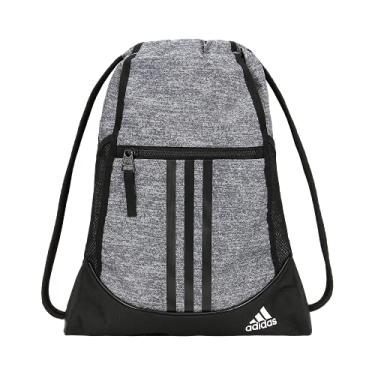 Imagem de Mochila Adidas Alliance II, Jersey Onix Grey/Black/White, Tamanho Único