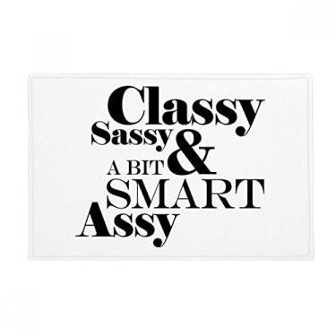 Imagem de DIYthinker Classy Sassy & A Bit Smart Assy Tapete de chão antiderrapante para porta de banheiro