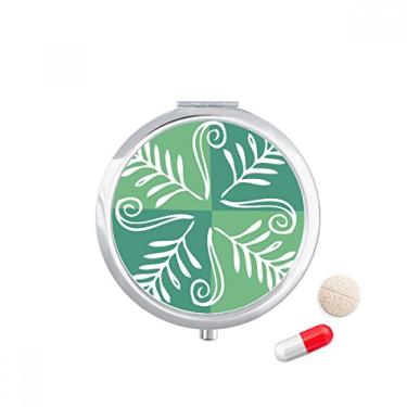 Imagem de Porta-comprimidos, folhas verdes do México, totems, civilização, bolso para remédios