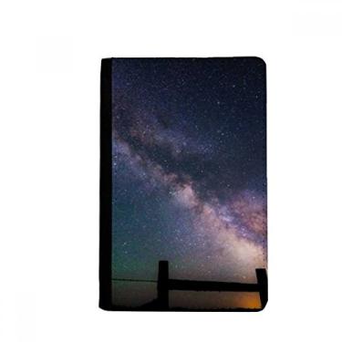 Imagem de Carteira porta-cartões com estrelas escuras roxas para Galaxy Passport Notecase Burse