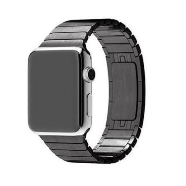 Imagem de Pulseira Para Relógio Apple Watch Series 3/2/1 Elos Aço Inox 42mm (Preto)