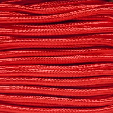 Imagem de Corda elástica Paracord Planet 1/4 polegadas com – Escolha entre 10, 25, 50 e 100 pés, feita nos EUA, 10 X PAR-14SC-IMPRLRED-_WAY417, Imperial Red, 10 Feet