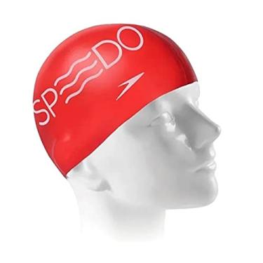 Imagem de Speedo Touca de Natação Life Saver Cap, Único, Dark Red