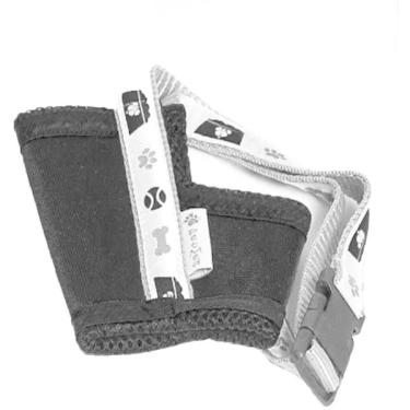 Imagem de Focinheira Conforto Pet Med Preta para Cães - Tam. 04