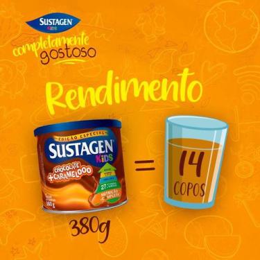 Imagem de Complemento Alimentar Sustagen Kids Chocolate+Caramelo 380G