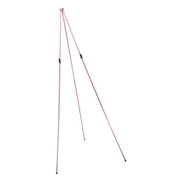 Imagem de oshhni Tripé cavalete suporte de exibição cavalete antiderrapante liga de alumínio pintura lona cavalete chão cavalete para exibição de casamento, ROSA