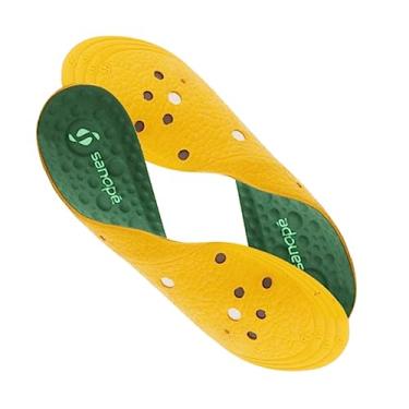 Imagem de Palmilha Ortopédica Magnética Infra Vermelho Terapêutica Massageadora Reflexologia Podal Tamanho:41-42-43-44