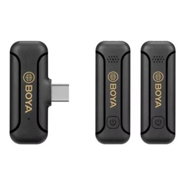 Imagem de Microfone Lapela Boya Wm3t2-U2 Wireless Usb (2 Transmissores