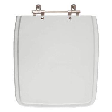 Imagem de Assento Sanitario Poliester Vila Rica (Etna antigo) Cinza Claro para Vaso Icasa