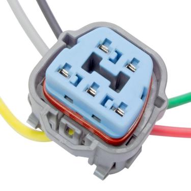 Imagem de Chicote Tampa da Bomba de Combustível Honda City Civic Fit 2001 a 2006 Pajero TR4 5 Vias Fêmea - R7 - ETE5489