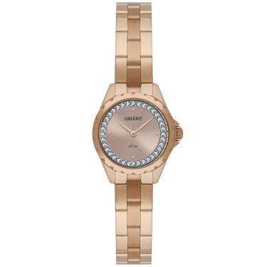 Imagem de Relógio ORIENT feminino analógico strass rosê FRSS0121 R1RX