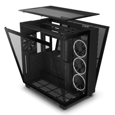 Imagem de Gabinete Gamer NZXT H9 Elite - Lateral, Topo e Frontal em Vidro Temperado - USB 3.2 - Com 3 Coolers