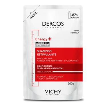 Imagem de  Refil Shampoo Dercos Energy+ 200g Vichy Refil Shampoo Energy+ Dercos Vichy