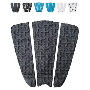 Imagem de Ho Stevie! Almofada de tração premium para prancha de surf – o pé não escorrega – 3 peças, tamanho completo, aderência máxima, adesivo 3M mais forte