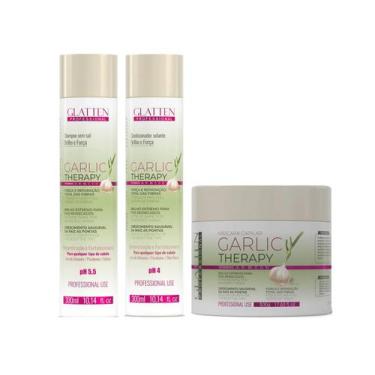 Imagem de Glatten Garlic Therapy Shampoo E Condicionador E Máscara