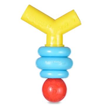 Imagem de Fisher-Price Para animais de estimação Stack N' Relax Brinquedo mastigável para dentição resiliente para filhotes | Brinquedo de mastigar para filhotes, brinquedo de dentição de filhotes, mordedor de