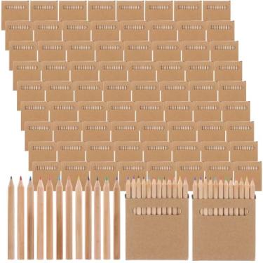 Imagem de TBoxBo 900 peças/75 caixas mini lápis de cor para desenhar, esboçar, livros de colorir, 12 cores
