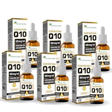 Imagem de Kit Com 06 - Coenzima Q10 (100mg) 30ml Sabor Laranja Flora Nativa