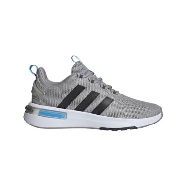 Imagem de adidas Tênis masculino Racer TR23, Cinza maciço/carbono/azul explosão, 40