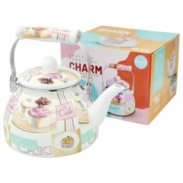 Imagem de Chaleira A5 Esmeralda Charm 2,5L Sem Apito - Cake