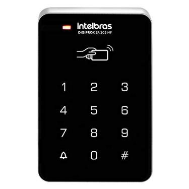 Imagem de Controlador de Acesso Intelbras Senha Touchscreen e Cartão de Proximidade DIGIPROX SA 203 MF