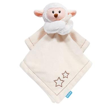 Imagem de Naninha Ovelha Bege para Bebê Pelúcia Antialérgica Buba Original Presente para Bebês acima de 3 Meses