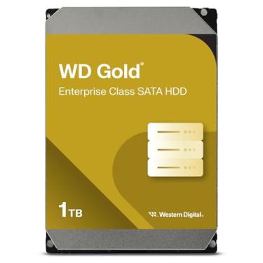 Imagem de Western Digital Disco rígido interno WD Gold Enterprise Class de 1 TB - Classe de 7200 RPM, SATA 6 Gb/s, 128 MB de cache, 3,5 polegadas - WD1005FBYZ